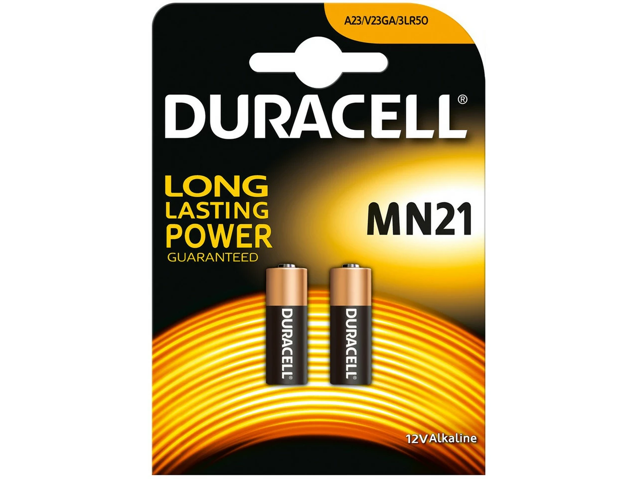 Duracell Alkalibatterie MN21/LR23 - 2 Stück 3 Duracell Alkalibatterie MN21/LR23 - 2 Stück
