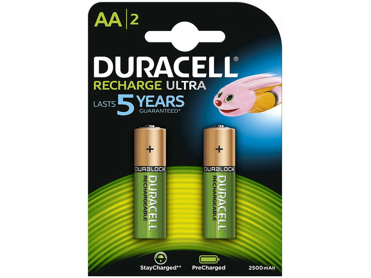 Duracell Akku AA HR6 Recharge Ultra - 2 Stück 2 Duracell Akku AA HR6 Recharge Ultra - 2 Stück