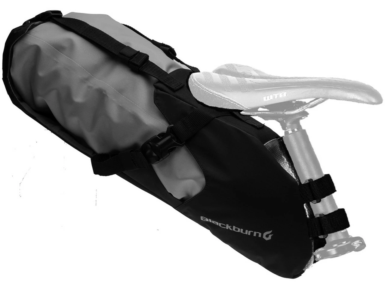 Blackburn Outpost Seat Pack Satteltasche + Drybag Packtasche 6 Blackburn Outpost Seat Pack Satteltasche + Drybag Packtasche – Bild 4
