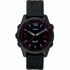 Alternative view of Garmin Fenix 7S Sapphire Solar Titan GPS Multisport-Smartwatch